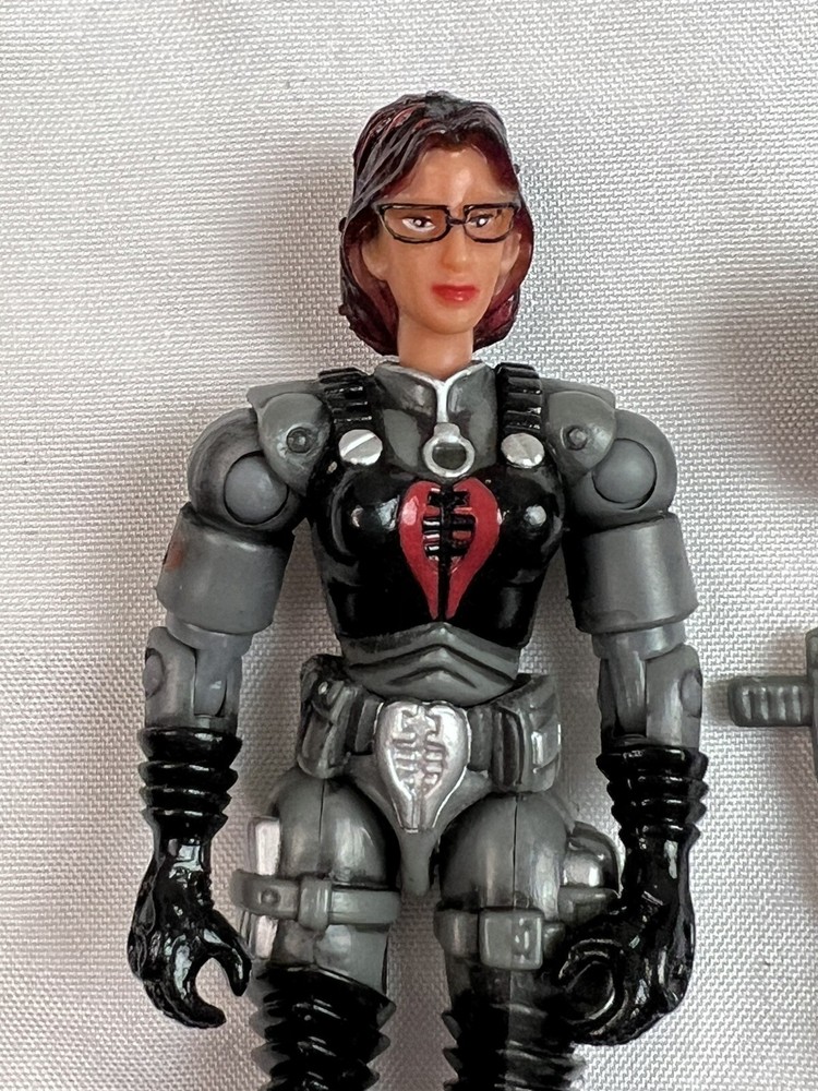 GI Joe Unreleased Baroness Prototype Figure w/ Gray Outfit & Red Hair Cobra 2003