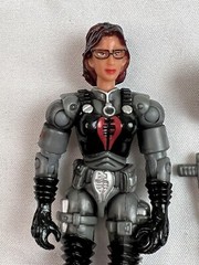 GI Joe Unreleased Baroness Prototype Figure w/ Gray Outfit & Red Hair Cobra 2003