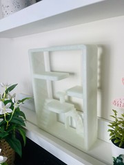 Smiski House Glow in the Dark Display | Mini Figure Room Shelf | Bonus Glow Pet