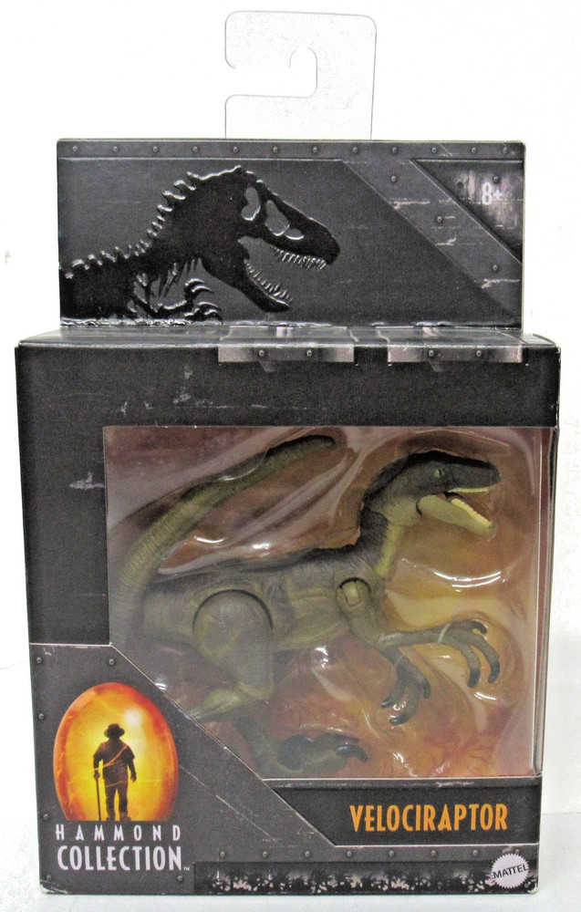 New Sealed Mattel Hammond Collection Jurassic Park Velociraptor 2021