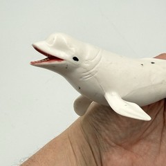 5 Whale Narwhal Realistic Toy Lot Ocean Life 6-11” Unbranded Schleich Type READ