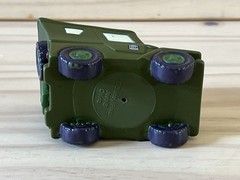 DISNEY PIXAR CARS Sarge Military Jeep Truck Vinyl Bath Toy Figure Disney Store