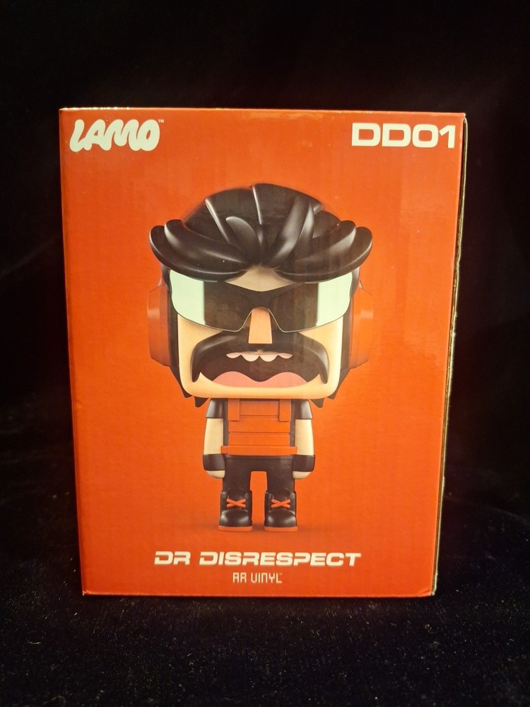 LAMO AR Dr Disrespect DD01 Vinyl Figure Sealed New In Box FREE SHIPPING