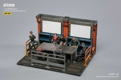 New JOYTOY 1/18 Diorama Mecha Depot Meeting Area Scene Model Toys In Stock Gift