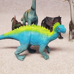 Dinosaur Toy Educational Figures Lot of 5 Unbranded Happy Kin Plastic Resin