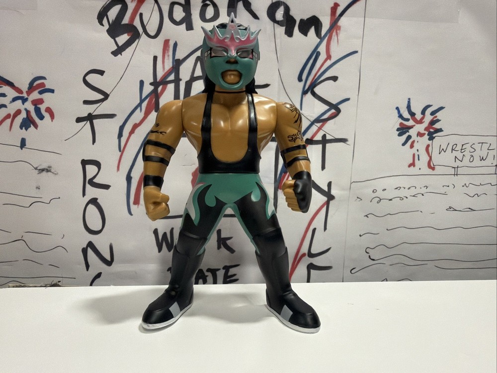 TRT Juventud Guerrera Title Run Toys Wrestling Figure Hasbro Retro WWE WCW MINT