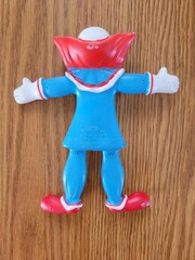 Larry Harmon’s Bozo The Clown 1987 Bendable Rubber 6″ Tall Toy Figure by Jesco –