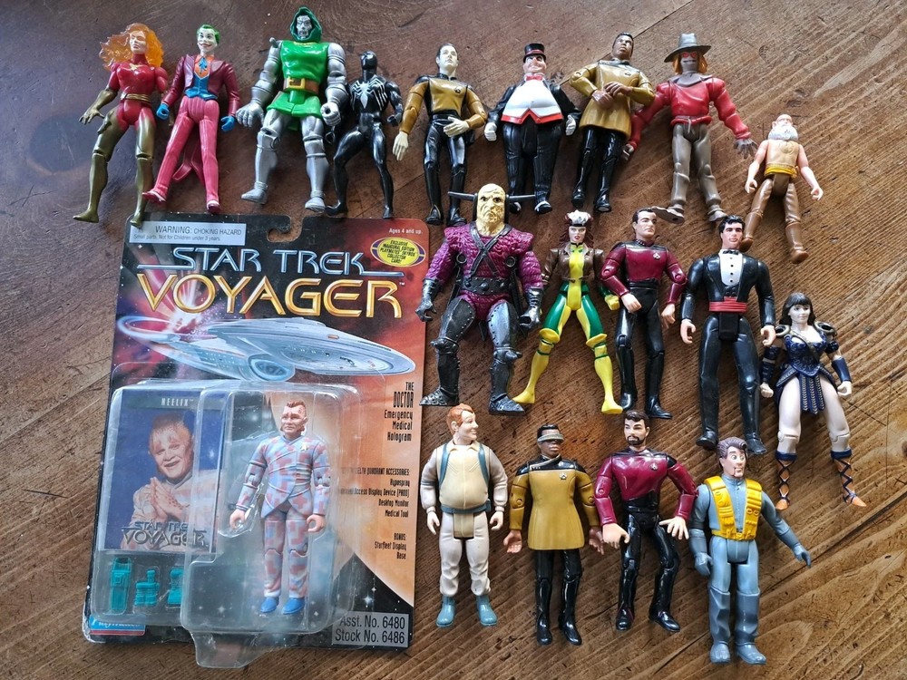 19 Vintage 1980’s-90’s Action Figures Rare/Limited Variety Sizes/Types See…