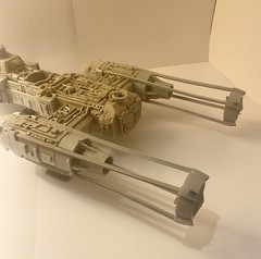 VINTAGE KENNER STAR WARS Y Wing Engine Set Complete Replacement Part REPRO 1983