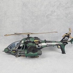 GI Joe Night Attack Chopper 2002 Hasbro Sound Attack Helicopter Vehicle