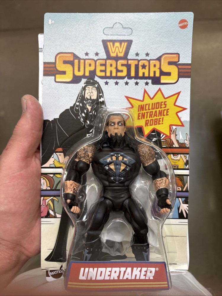 WWE Superstars Series 18 UNDERTAKER 5″ Figure & Entrance Robe UNPUNCHED 2026