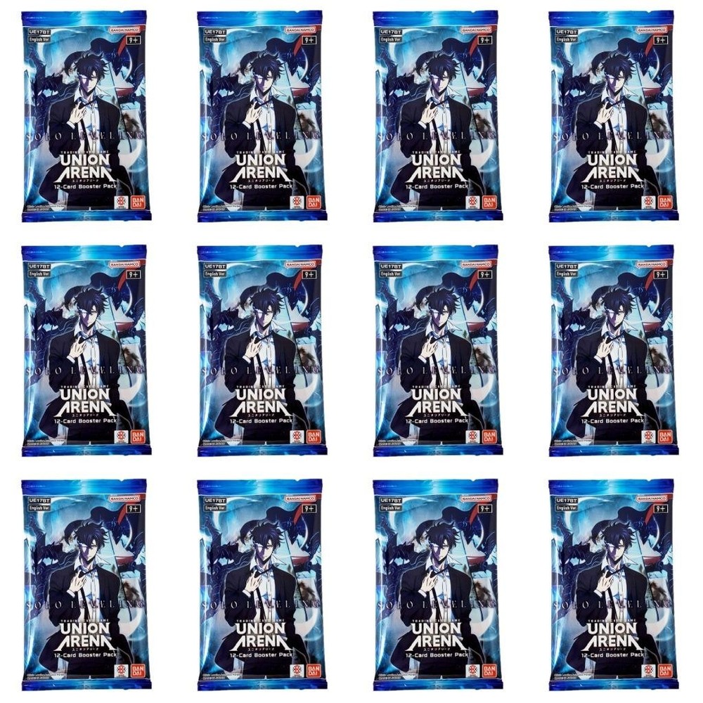 Solo Leveling Trading Card Game Union Arena Booster Pack – 12 Sealed Packs
