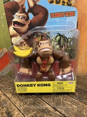 JAKKS PACIFIC DONKEY KONG FIGURE DIDDY SUPER NINTENDO SNES NES SEGA RETRO GAMING