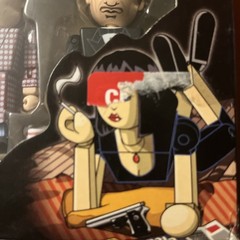 NECA 4 Mini Figure Set Pulp Fiction Clean Up New)