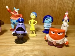 Inside Out 2 PVC Figures Lot (9) Jangles Bing Bong Joy Anger Disgust