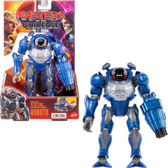 Feature Action Figure Combat Ready Roboto, Twist & Release Quick Draw Move, 5.5