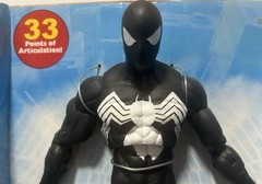 THE AMAZING SPIDER-MAN BLACK COSTUME 12” FIGURE 33 PTS OF ARTICULATION TOY BIZ