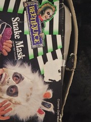 BNIB Vintage Beetlejuice Snake Mask Kenner 1990 ! Halloween Super Rare Open Box