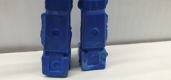Robot Keishi Gomme Retro 7.5cm Figure Rubber Build Used Multicoloured READ