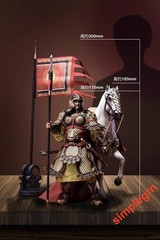 303TOYS 1/12 Scale Tang Dynasty Generals 4-Figure Set Includes horses In Stock