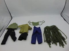 Vintage GI Joe 12″ Huge Lot 1990’s Accessories Camo Outfit Army Parachute