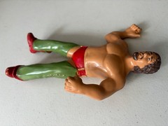 WWF LJN Wrestling Superstars Terry Funk Figure Hat Branding Iron Poster Card WWE