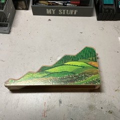 Thomas Wooden Mountain Tunnel (With A Different Hill Piece)
