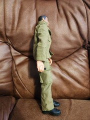 G. I. Joe soldier action figure with realistic molded head & articulating joints
