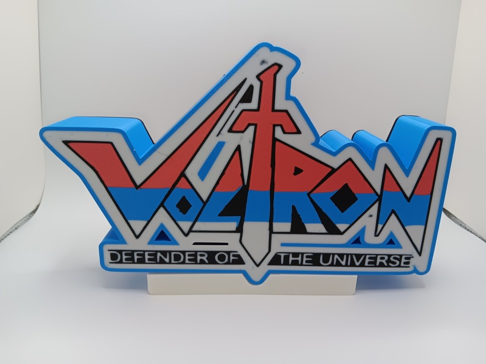 Retro Voltron Light box sign for collection display