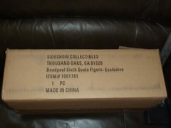 DEADPOOL SIDESHOW COLLECTIBLES 2015 EXCLUSIVE 12 inch FIGURE BOXED ITEM # 10078