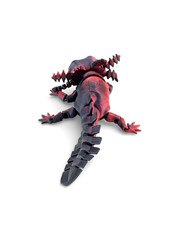 Lot 4 Articulated Axolotl Toy 6″ – 3D Printed Salamander Fidget Flex Desk Pet