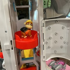 Paw Patrol My Size 33″ Lookout Tower Tested 4 Figures 6 Vehicles Works Clean