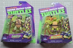 Nickelodeon Michelangelo & Donatello TMNT Teenage Mutant Ninja Turtles Figures
