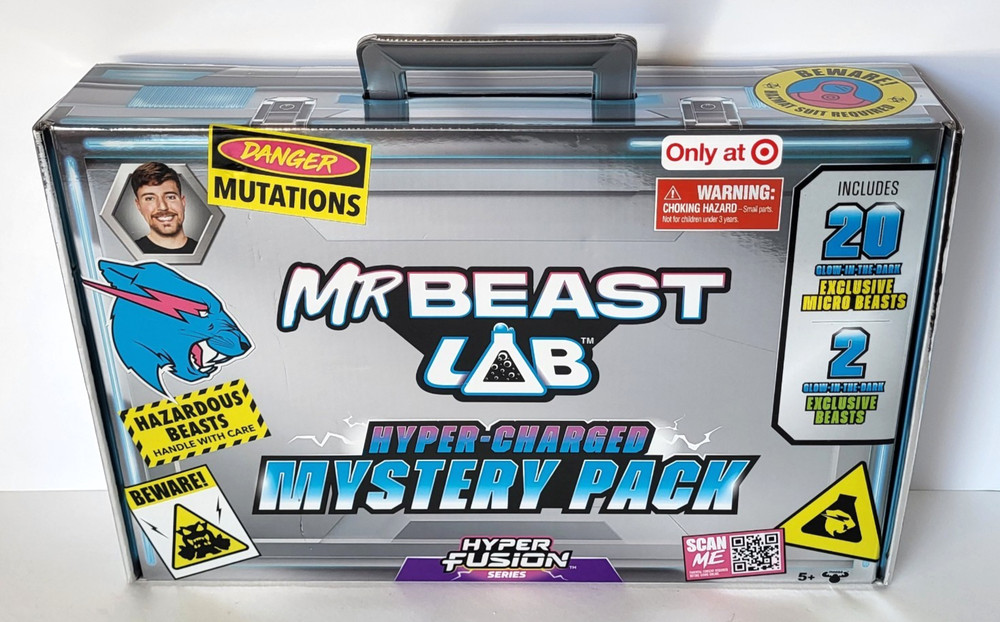 Mr Beast Lab Hyper-Charged Mystery Pack Hyper Fusion Series NIB From 2024