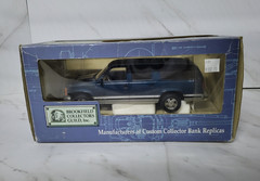 1994 GMC Suburban Bank 1:24 BROOKFIELD COLLECTORS GUILD Die Cast MIB Blue Silver