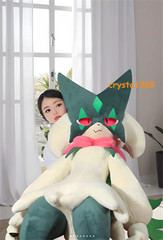 Handmade Refined 170cm Stuffed Toy Meowscarada Plushie Doll Anime Collect Decor