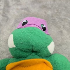 Vintage 1989 TMNT Donatello Plush Ace Novelty Teenage Mutant Hero Turtles 8.5″