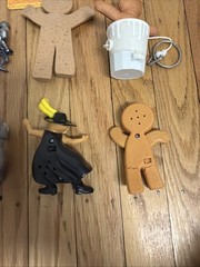 Vtg DreamWorks Shrek Figure Lot Donkey Thelonious Gingerbread Guard Dragon Puss