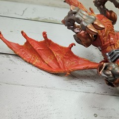 Mega Bloks Dragons Metal Ages Odaku Armory Slann Dragon 12″ Long Figure Read