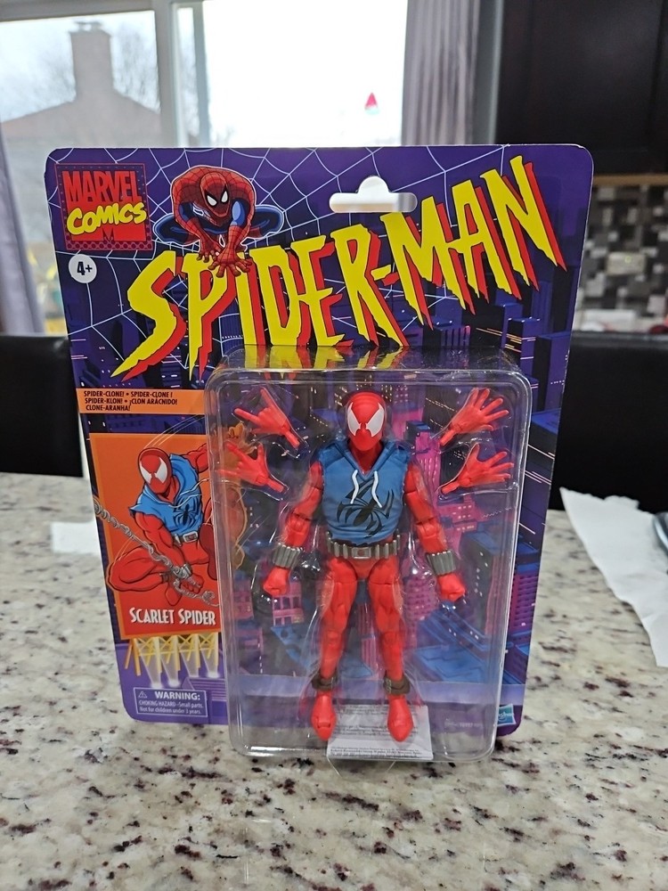 Marvel Legends Spider-Man Retro Scarlet Spider 6-inch Action Figure 2024 SEALED