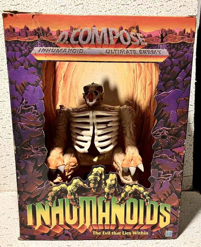 Inhumanoids D.Compose Complete w/BOX *BROKEN CLIP* (READ!) Hasbro