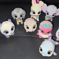 Disney JR T.O.T.S. Tiny Ones Fury Flocked Animals Lot Of 11 Mini Figures