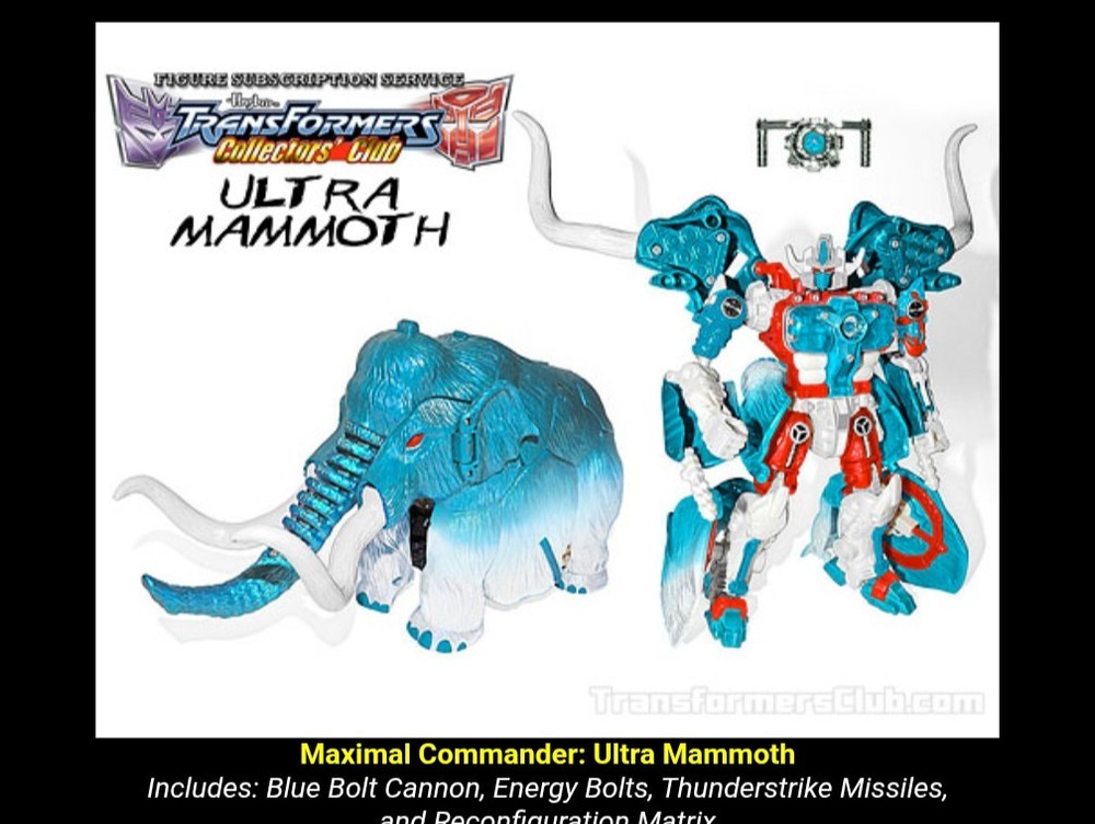 Tfcc Funpub Subscription Service 1 Complete Set Of 6- Ultra Mammoth