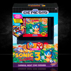 Console Heroes Sega Genesis Sonic the Hedgehog 3 Cartridge Diorama Playset