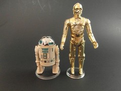 20 x New 1.5′ Vintage Star Wars Figure Display Stands – Wide stance – Kenner T2c