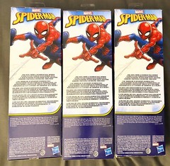SPIDER MAN Titan Hero Series 12″ Action Figures LOT of 3 Boxed Marvel Toys