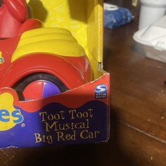 Vintage & Rare The Wiggles Big Red Car Hard Plastic and 4 Original Figures 2003