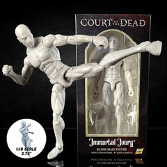 Immortal Ivory Male – Court of the Dead Action Figure Blank 1:18 Scale