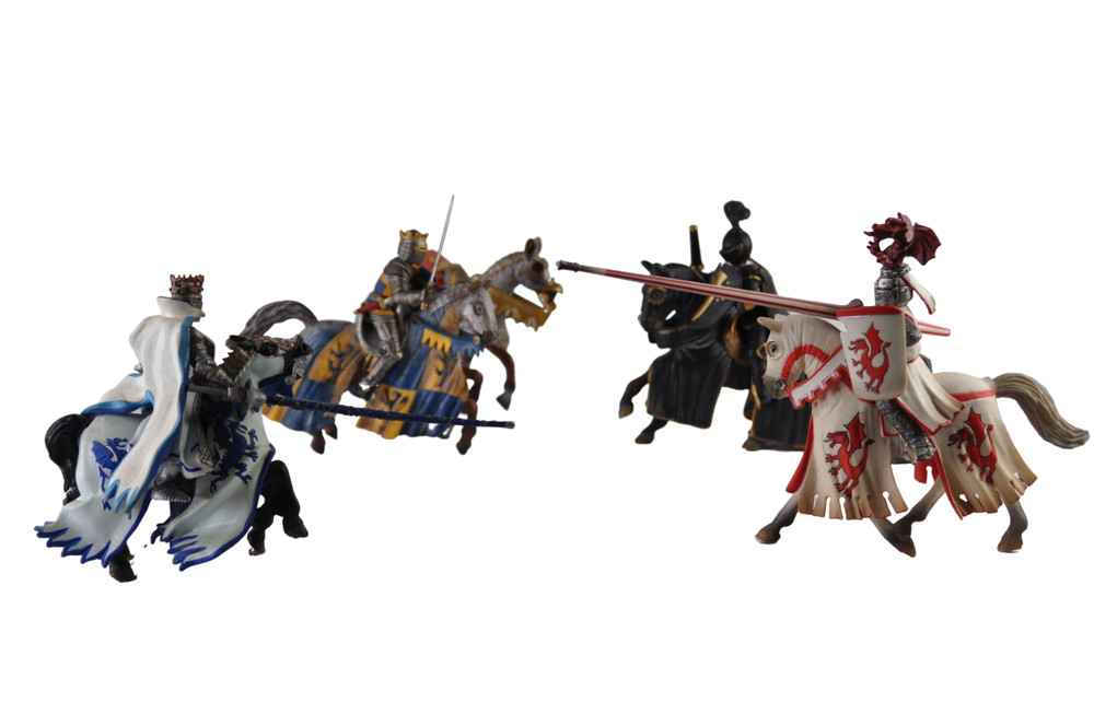 World of History 5.5” JOUSTING KNIGHTS SET #41382 Exclusive Scheich Eldrador
