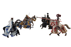 World of History 5.5” JOUSTING KNIGHTS SET #41382 Exclusive Scheich Eldrador